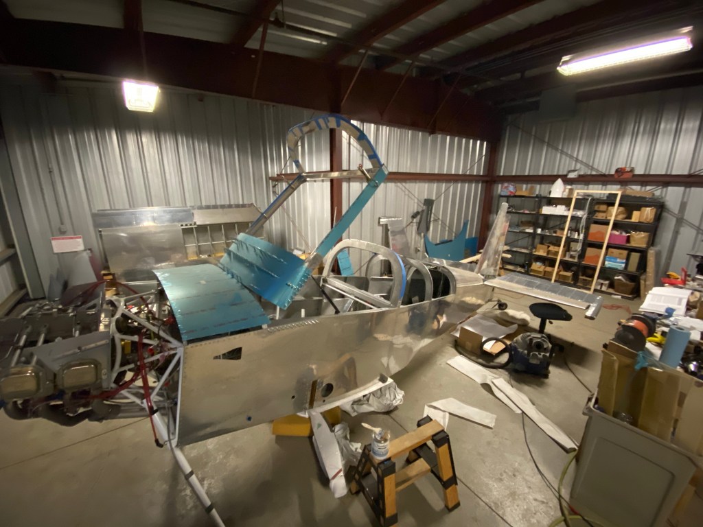 Lots of work – Canopy and&nbsp;Empenage